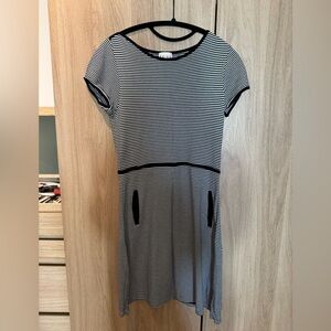 Reiss Benton striped jersey dress size small